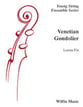 Venetian Gondolier Orchestra sheet music cover